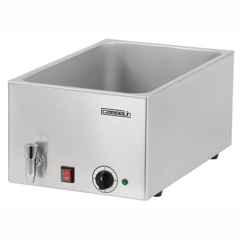 Bain marie avec robinet de vidange GN 1/1 Casselin