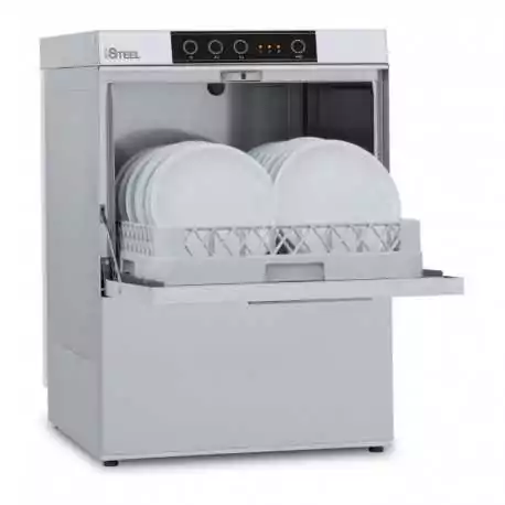 Lave-vaisselle STEELTECH V1 - Panier 500 x 500 - pompe de vidange -